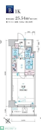 リヴシティ西川口五番館の物件間取画像